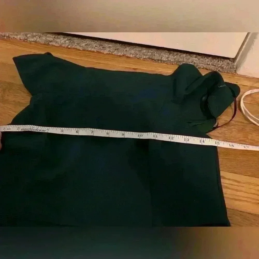 Lulus Aveline Forest Green Off-the-Shoulder Maxi Dress, Womens Size Medium - Picture 15 of 16